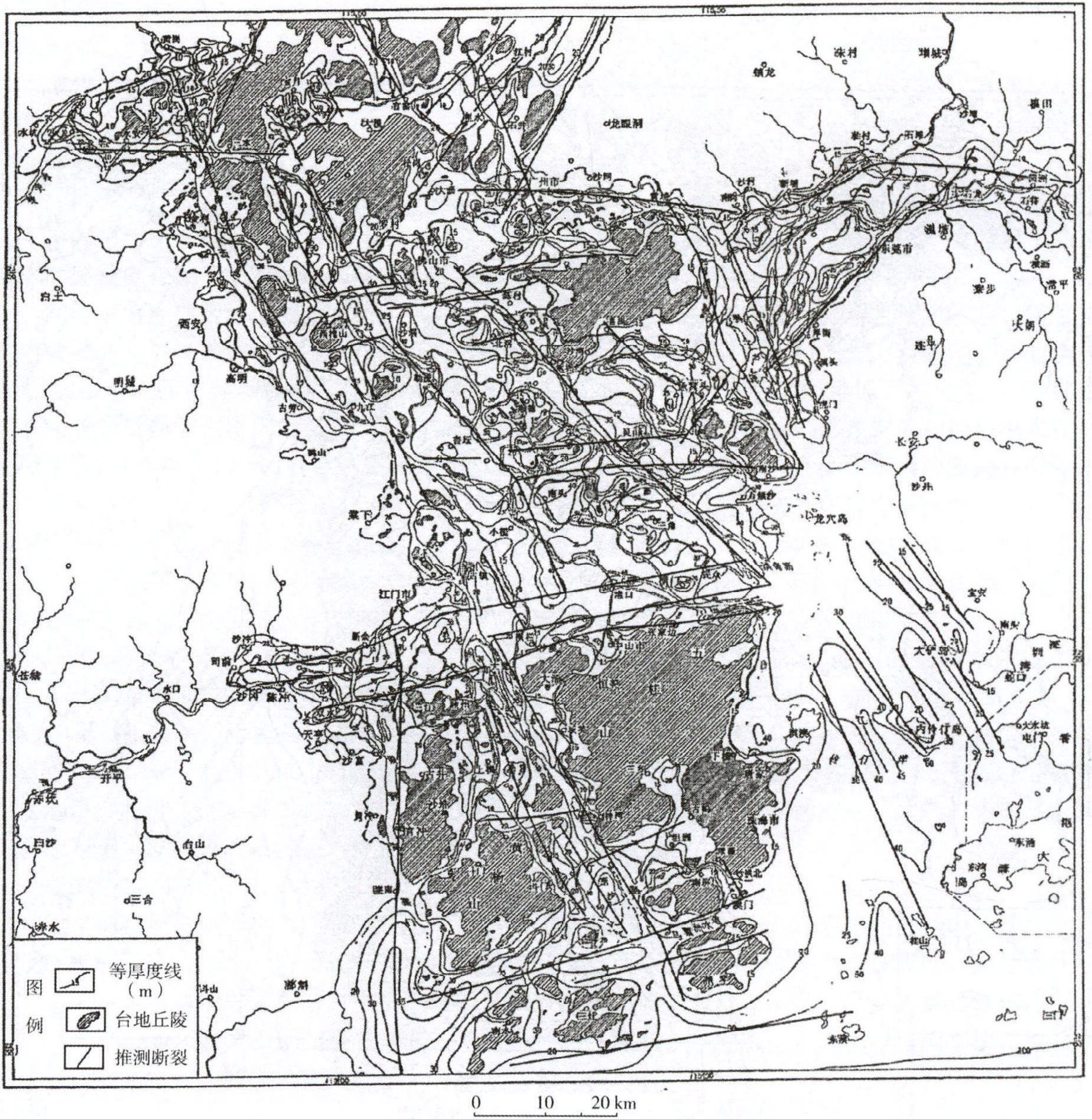 1.2.3 珠江三角洲平原地区第四系厚度